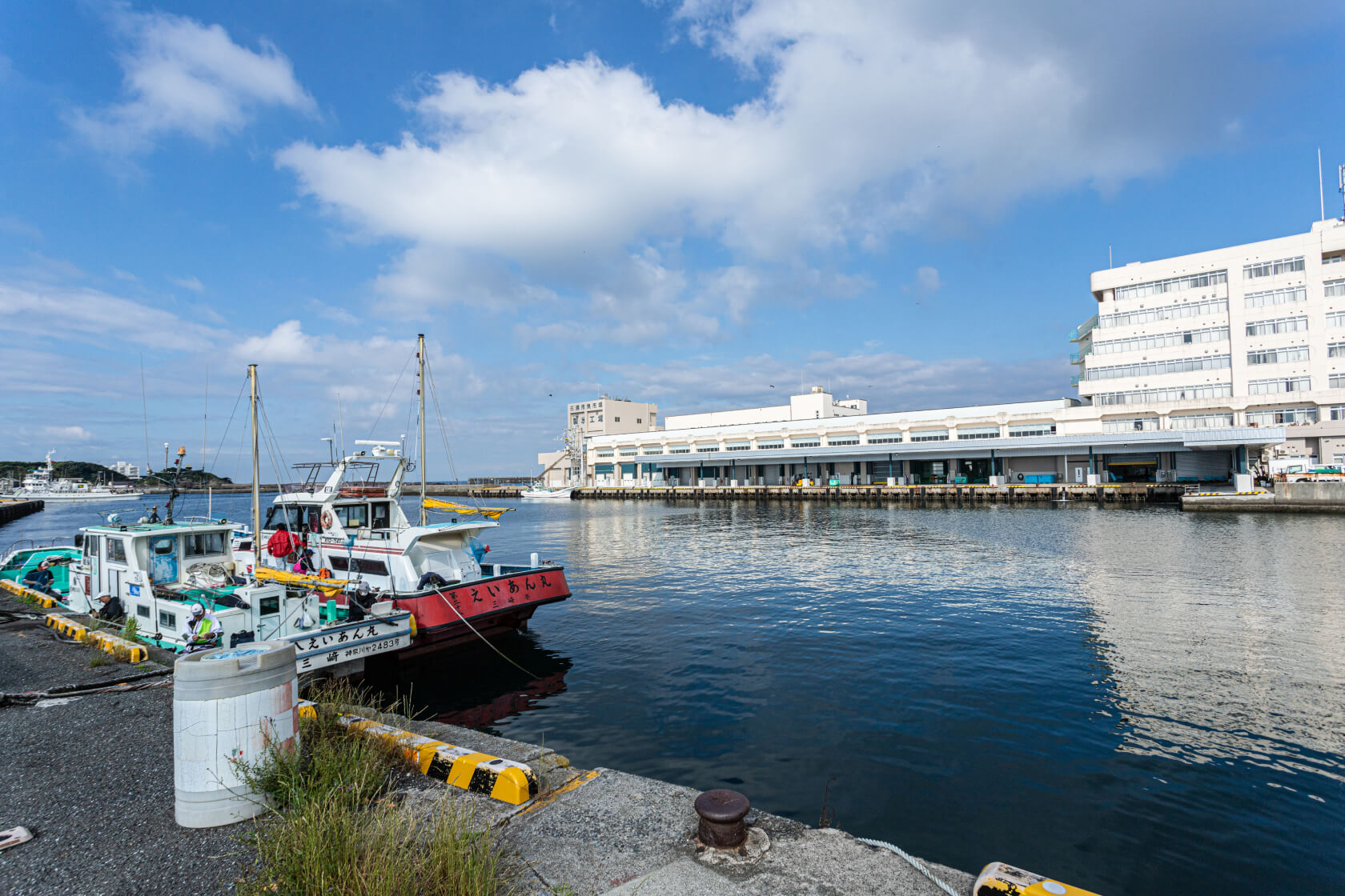 三崎漁港の魚市場の写真