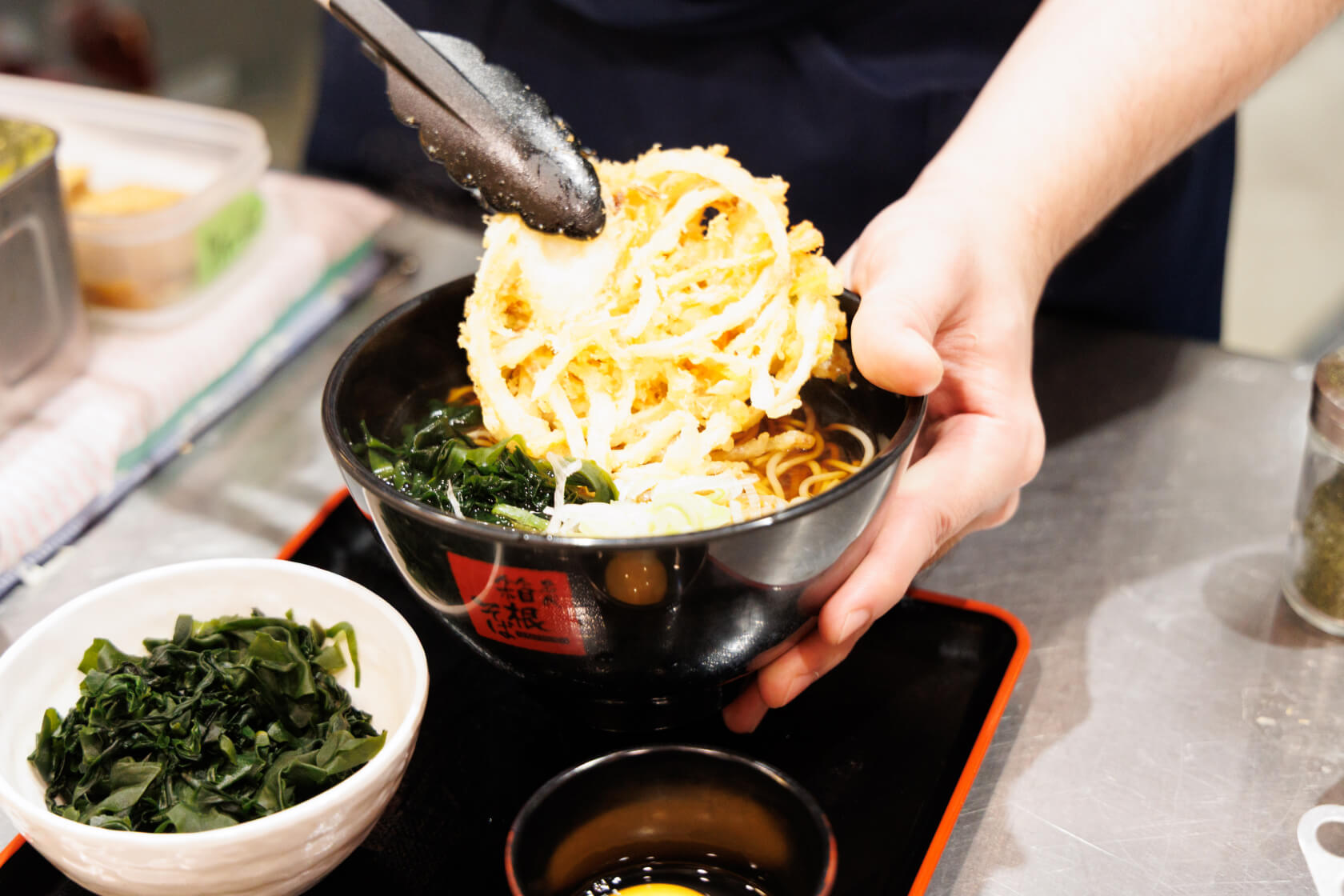 かき揚げ天そば